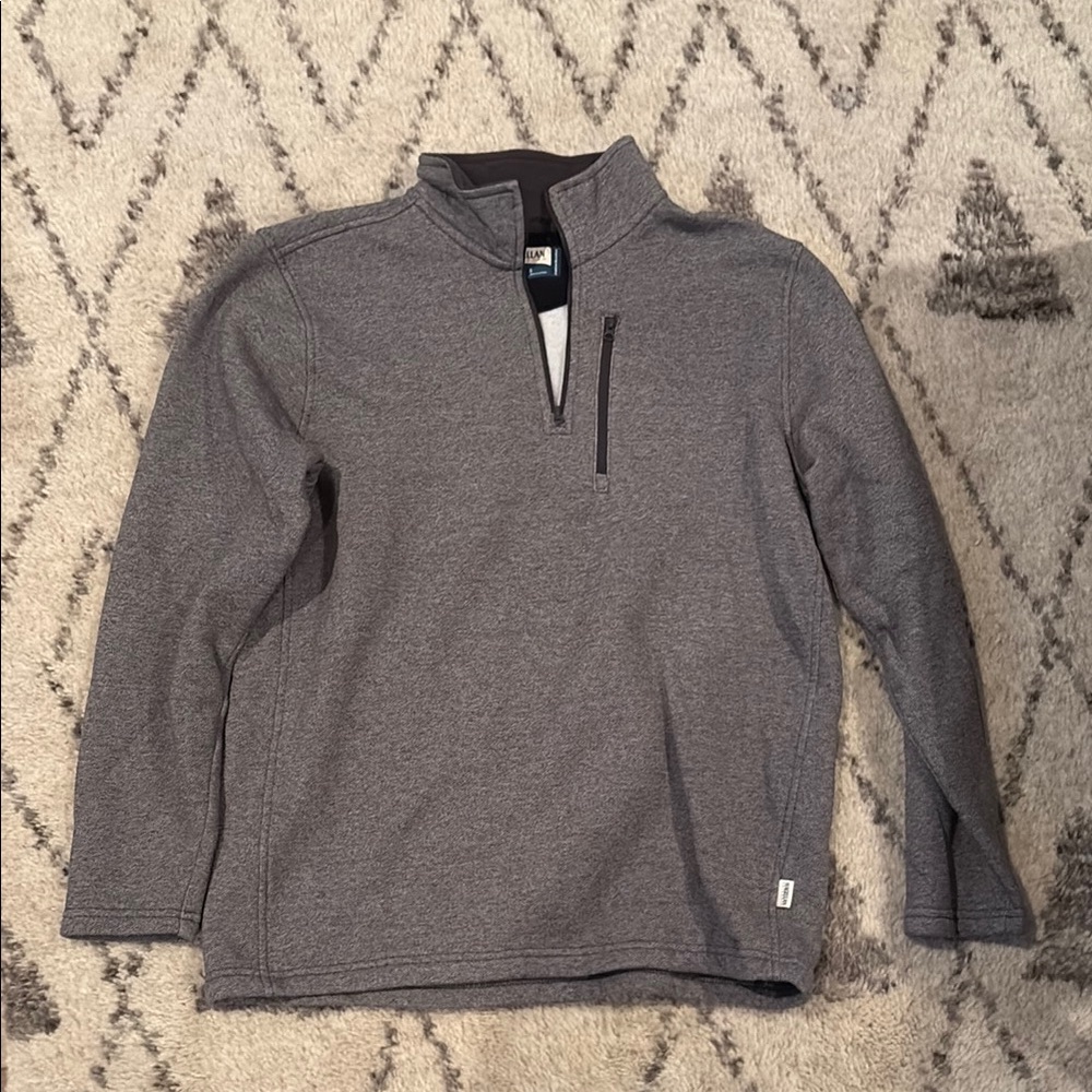 Magellan Outdoors Gray Zip Up Sweater